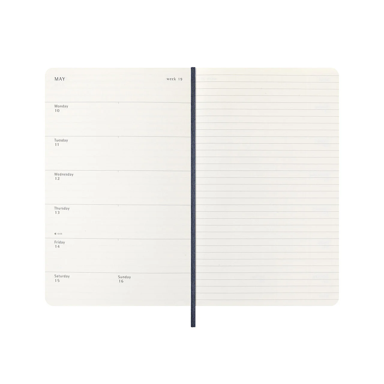 2026-27 18 Month Weekly Notebook Soft Cover Diary Large Sapphire Blue - Image 4