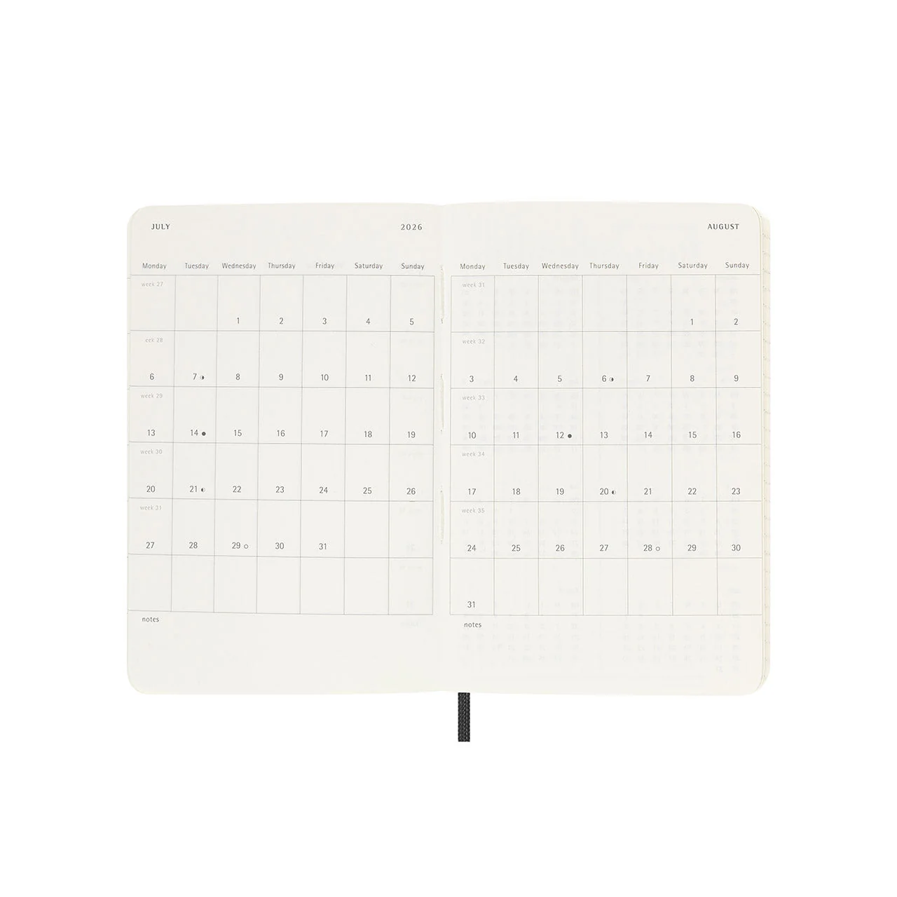 2026-27 18 Month Weekly Notebook Soft Cover Diary Pocket - Image 5