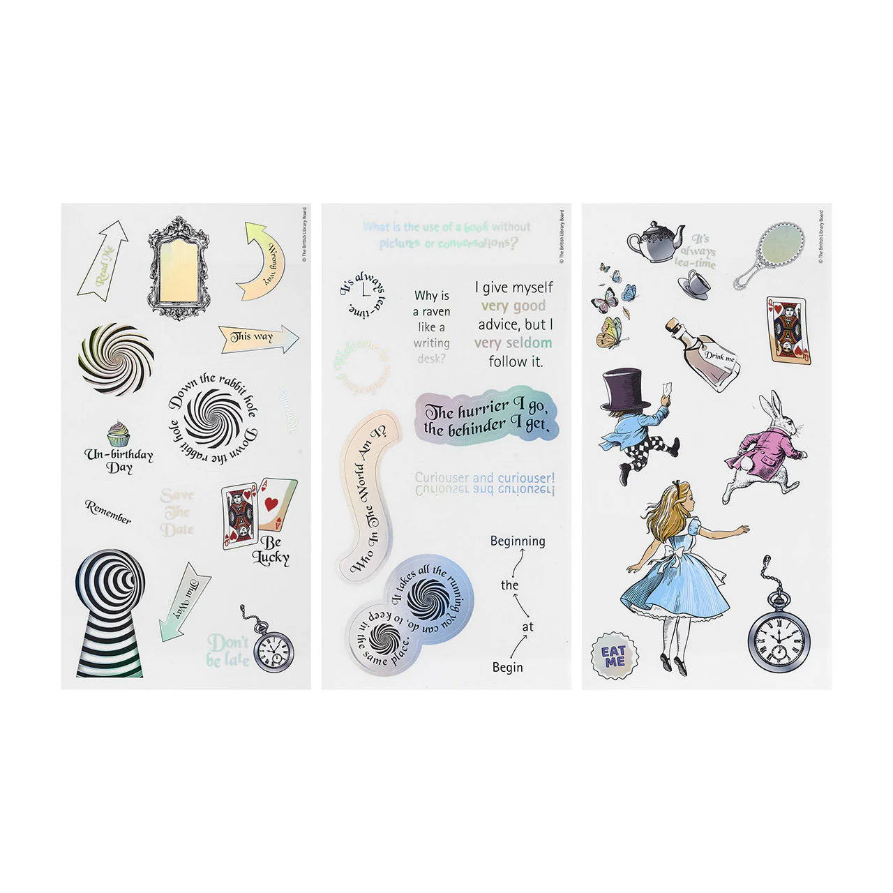 Alice in Wonderland Limited Edition Sticker Set - Image 2