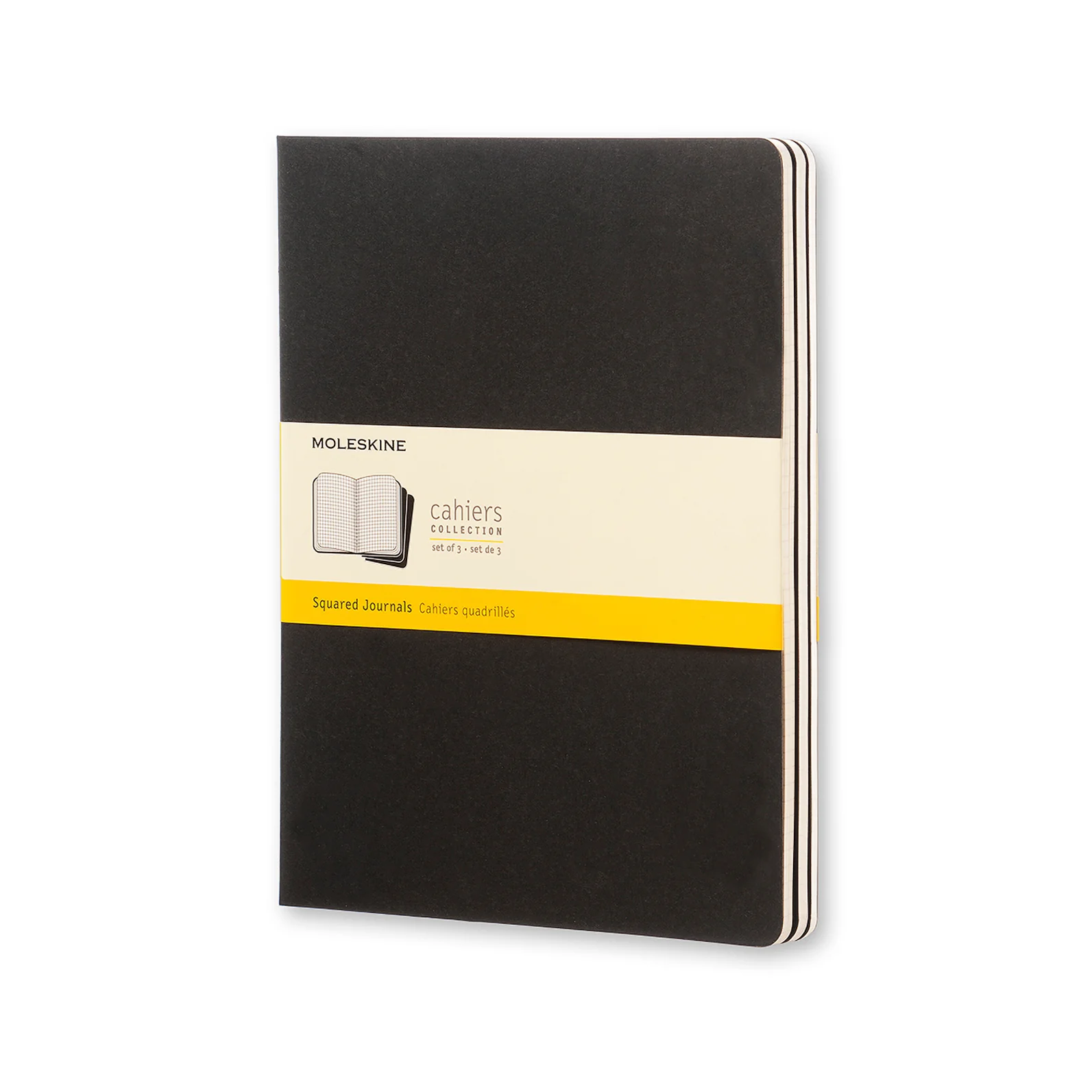 Cahier Extra Large Notebook Set Black - Image 3
