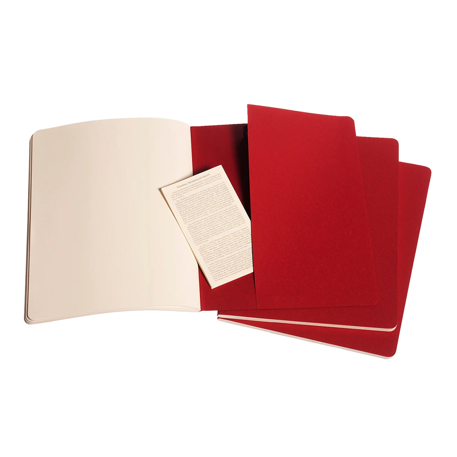 Cahier Extra Large Notebook Set Cranberry Red - Image 5