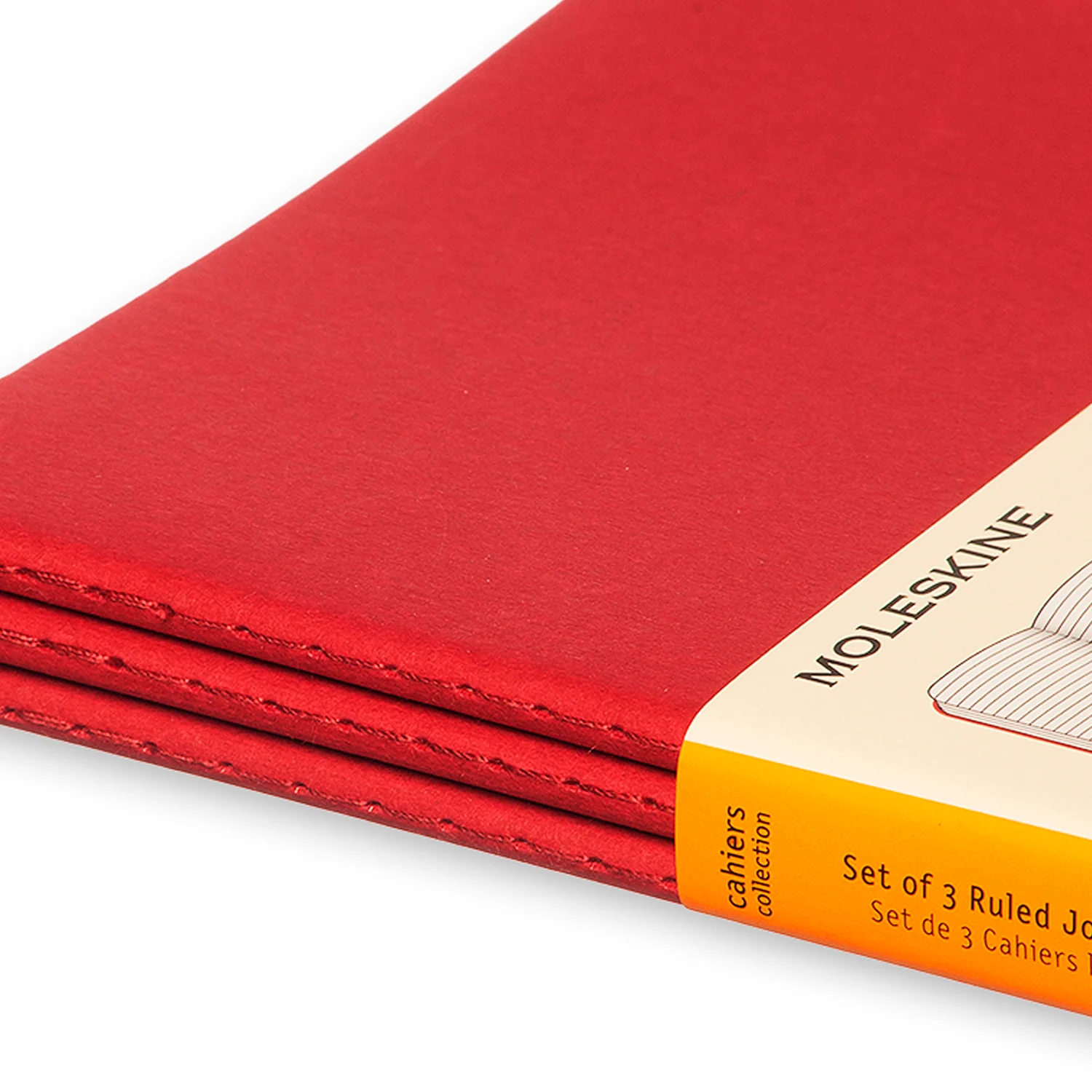 Cahier Large Notebook Set Cranberry Red - Image 6