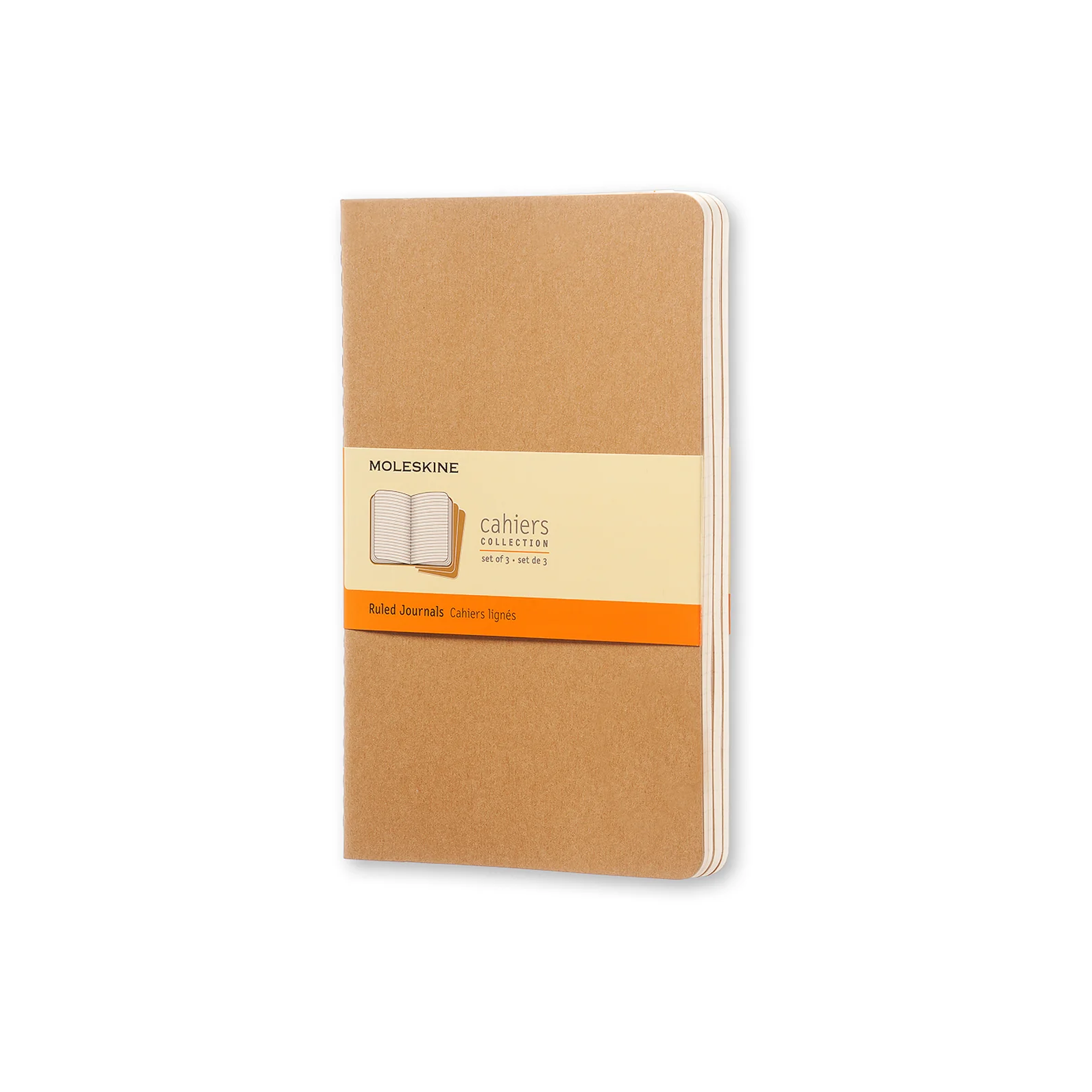 Cahier Large Notebook Set Kraft - Image 2