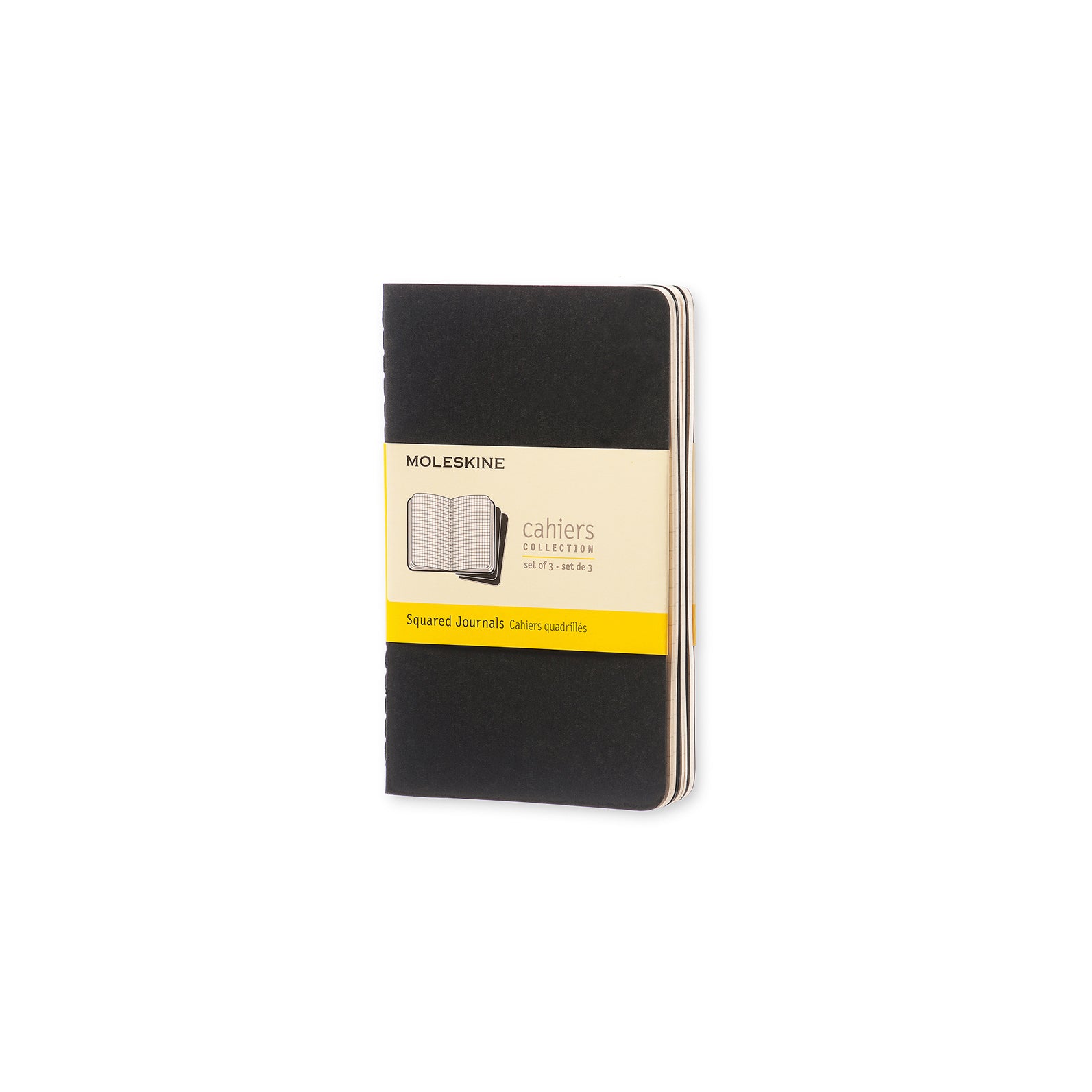 Cahier Pocket Notebook Set Black - Image 3