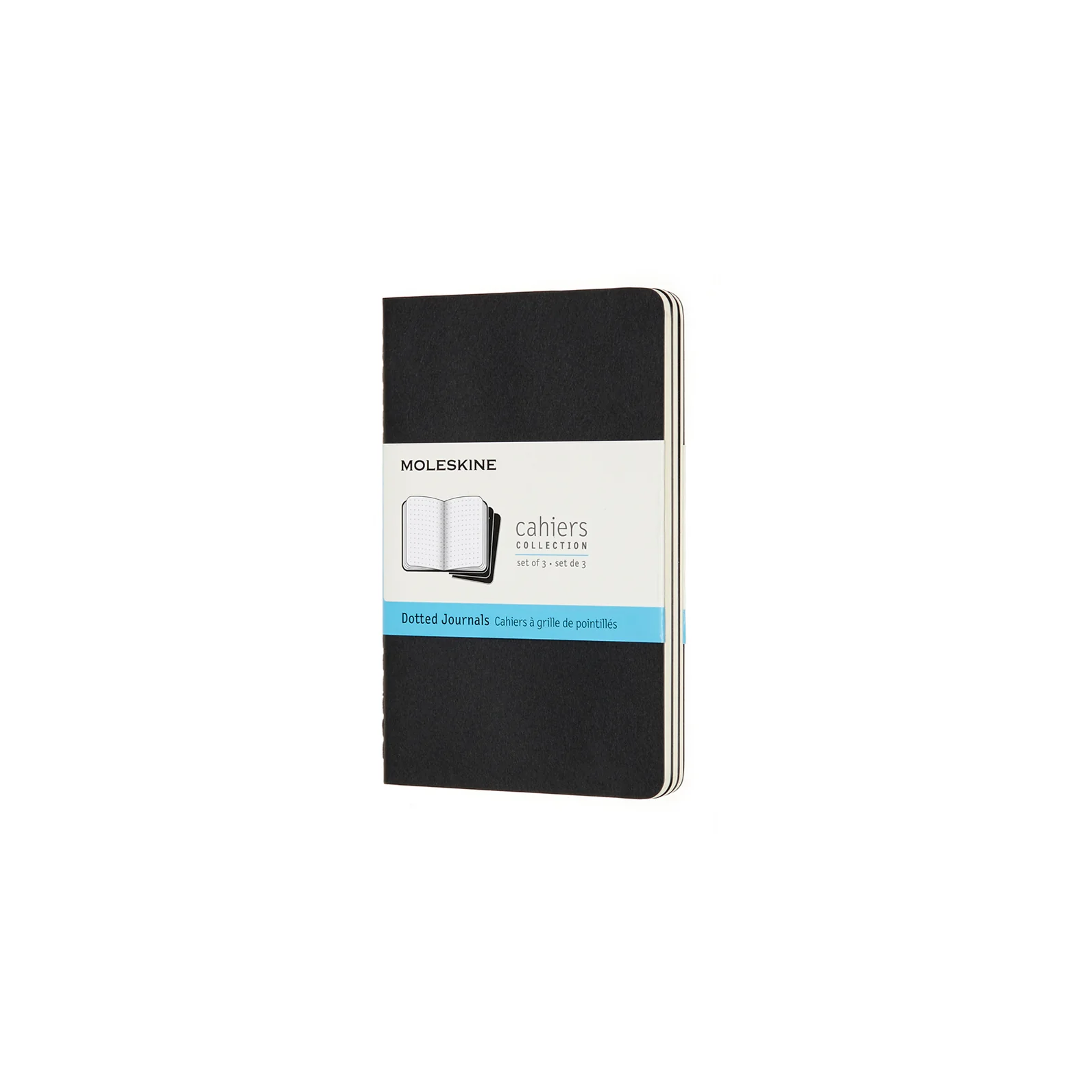 Cahier Pocket Notebook Set Black - Image 4