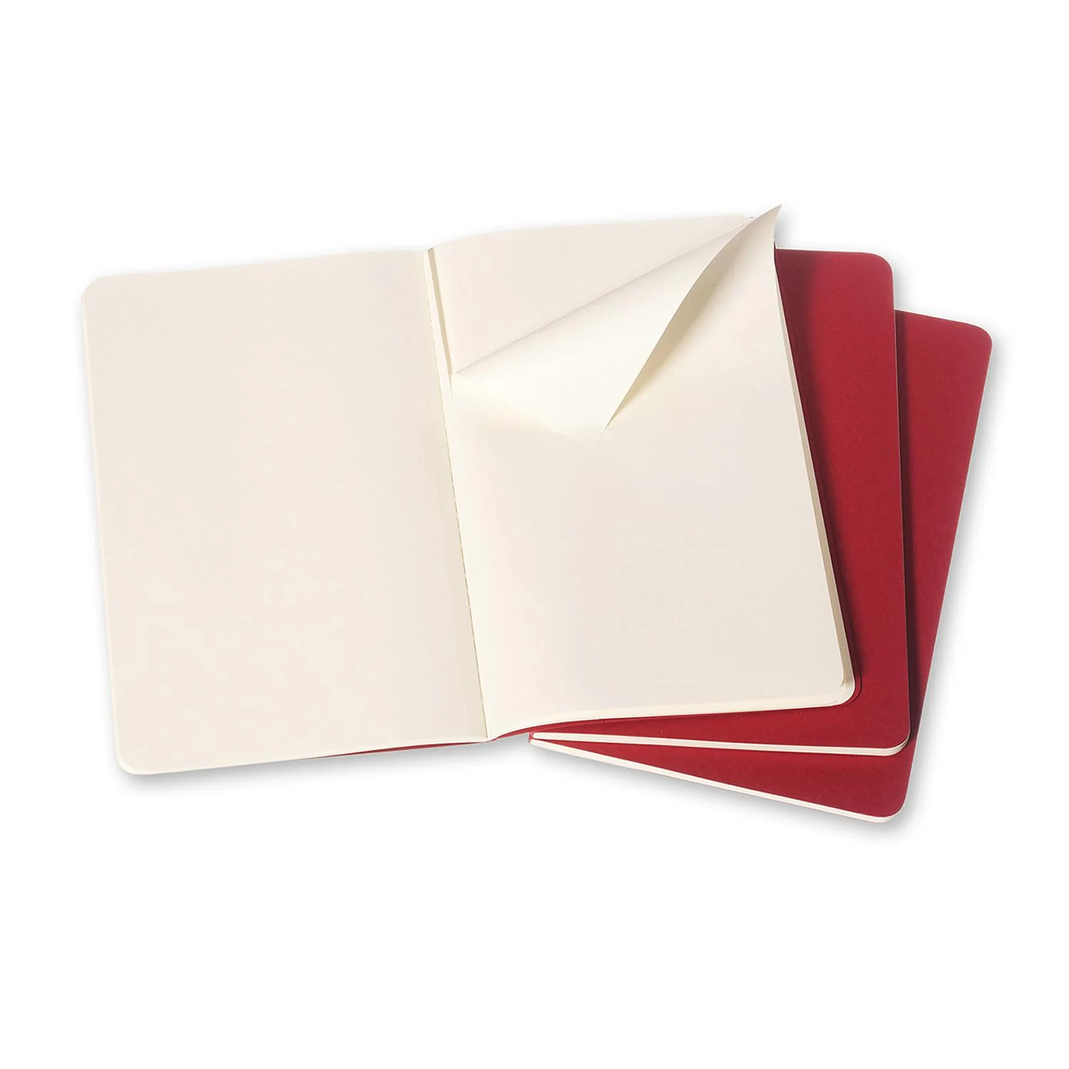 Cahier Pocket Notebook Set Cranberry Red - Image 3