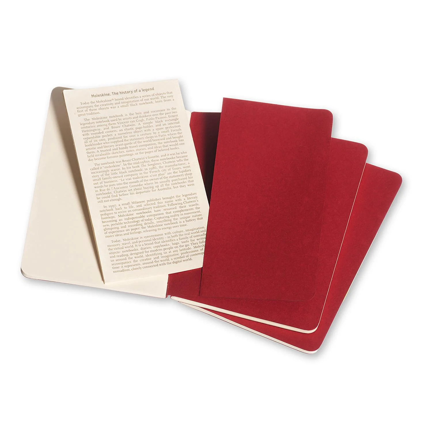 Cahier Pocket Notebook Set Cranberry Red - Image 6