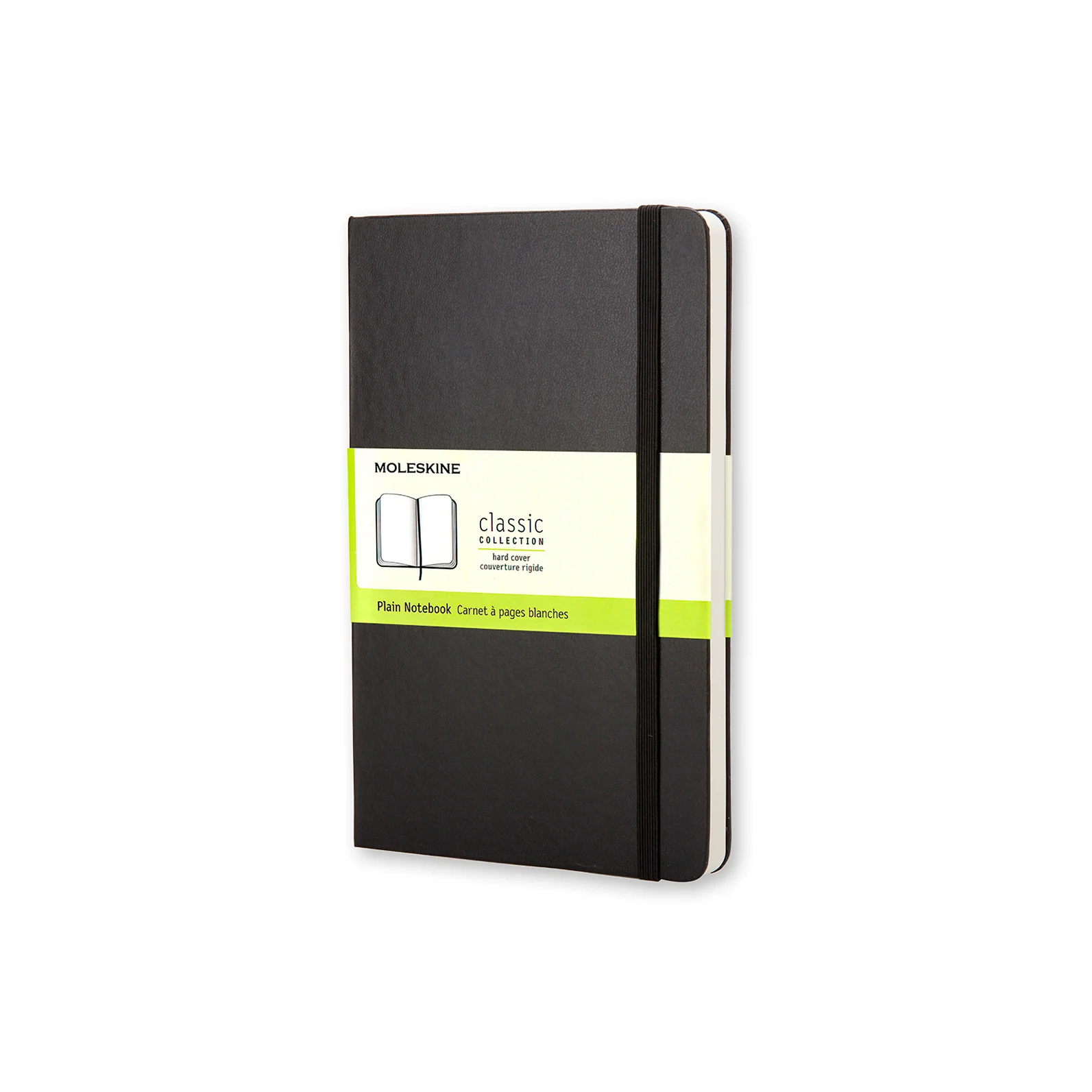 Classic Large Hard Cover Notebook Black - Image 3
