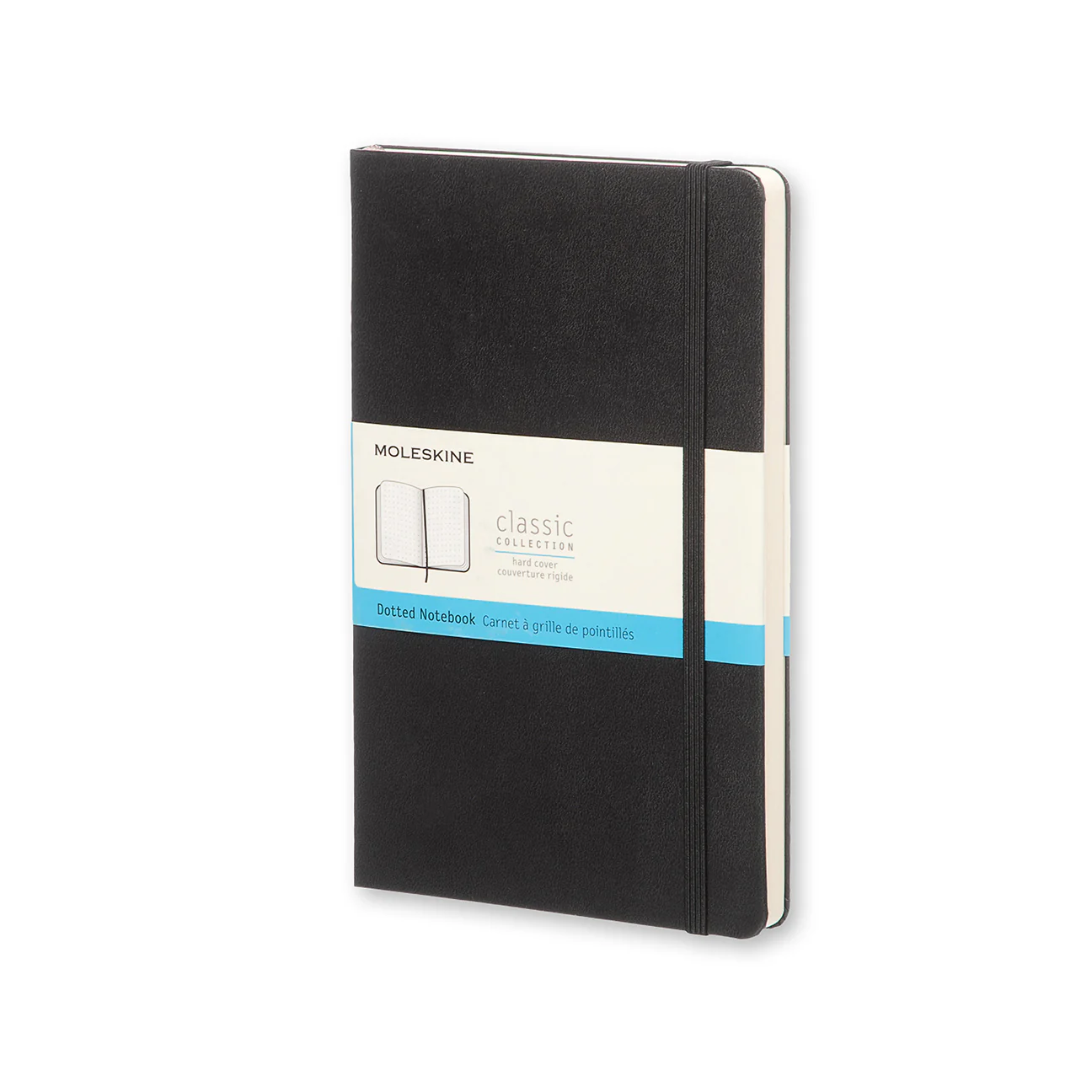 Classic Large Hard Cover Notebook Black - Image 4