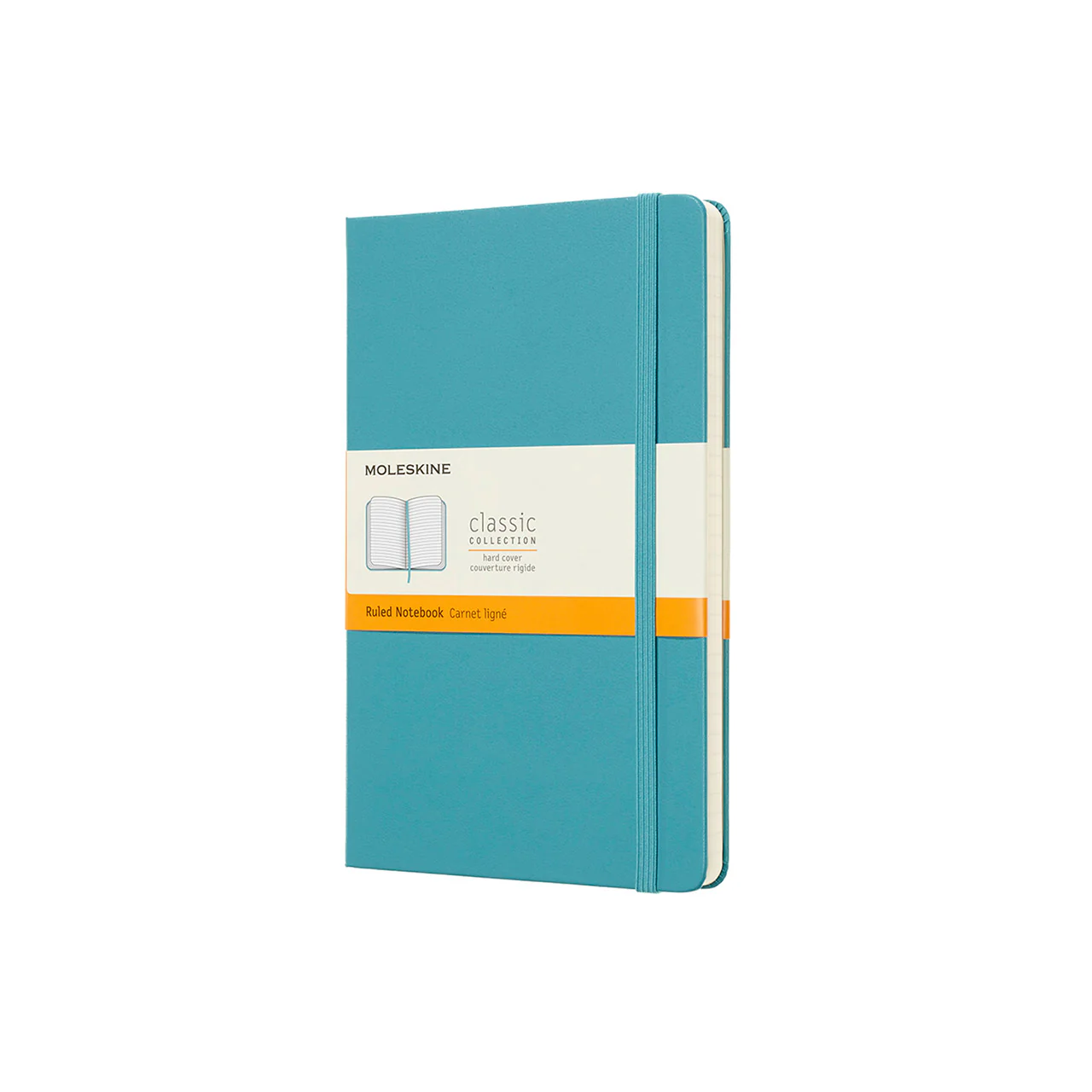 Classic Large Hard Cover Notebook Reef Blue