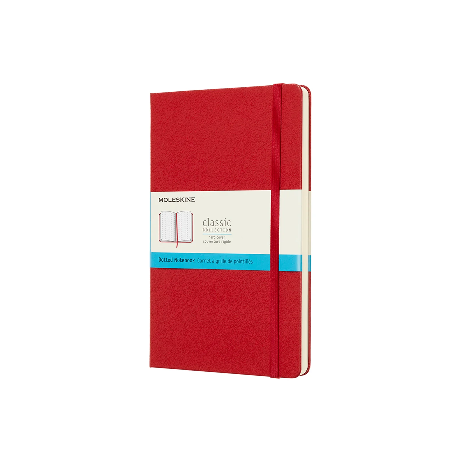 Classic Large Hard Cover Notebook Scarlet Red - Image 3