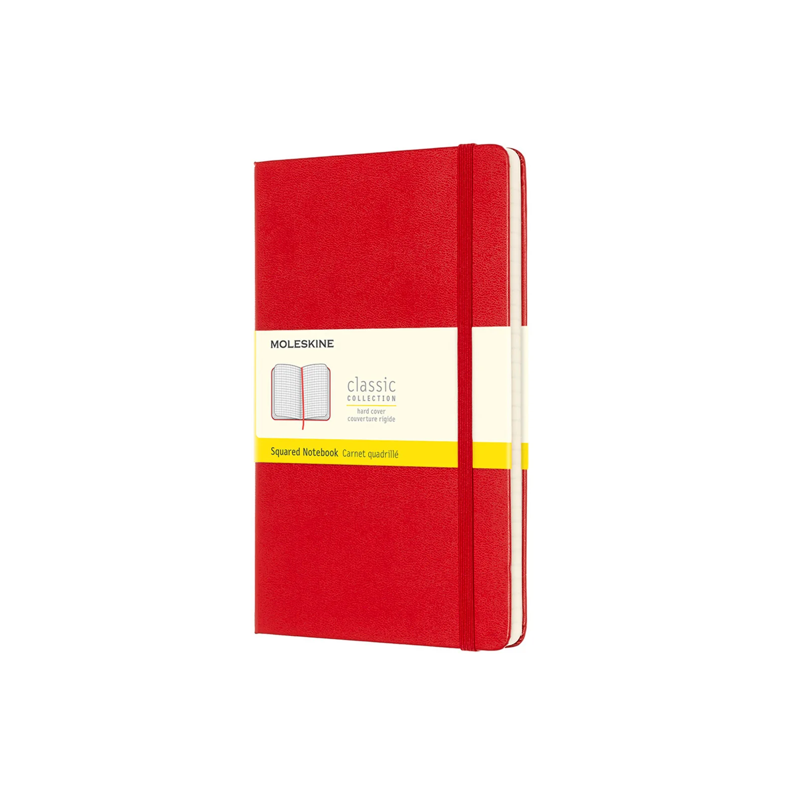 Classic Large Hard Cover Notebook Scarlet Red - Image 4