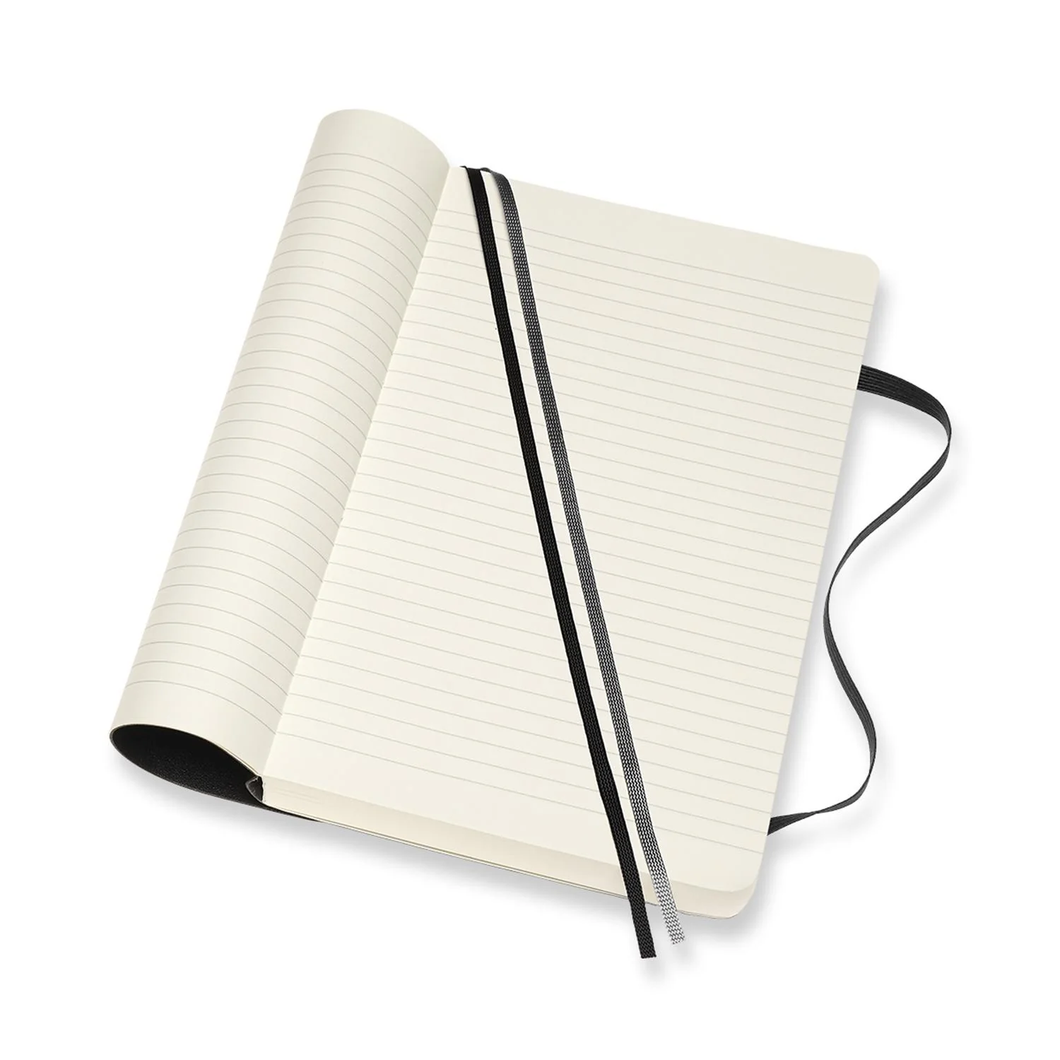 Classic Large Soft Cover Expanded Notebook Black - Image 3
