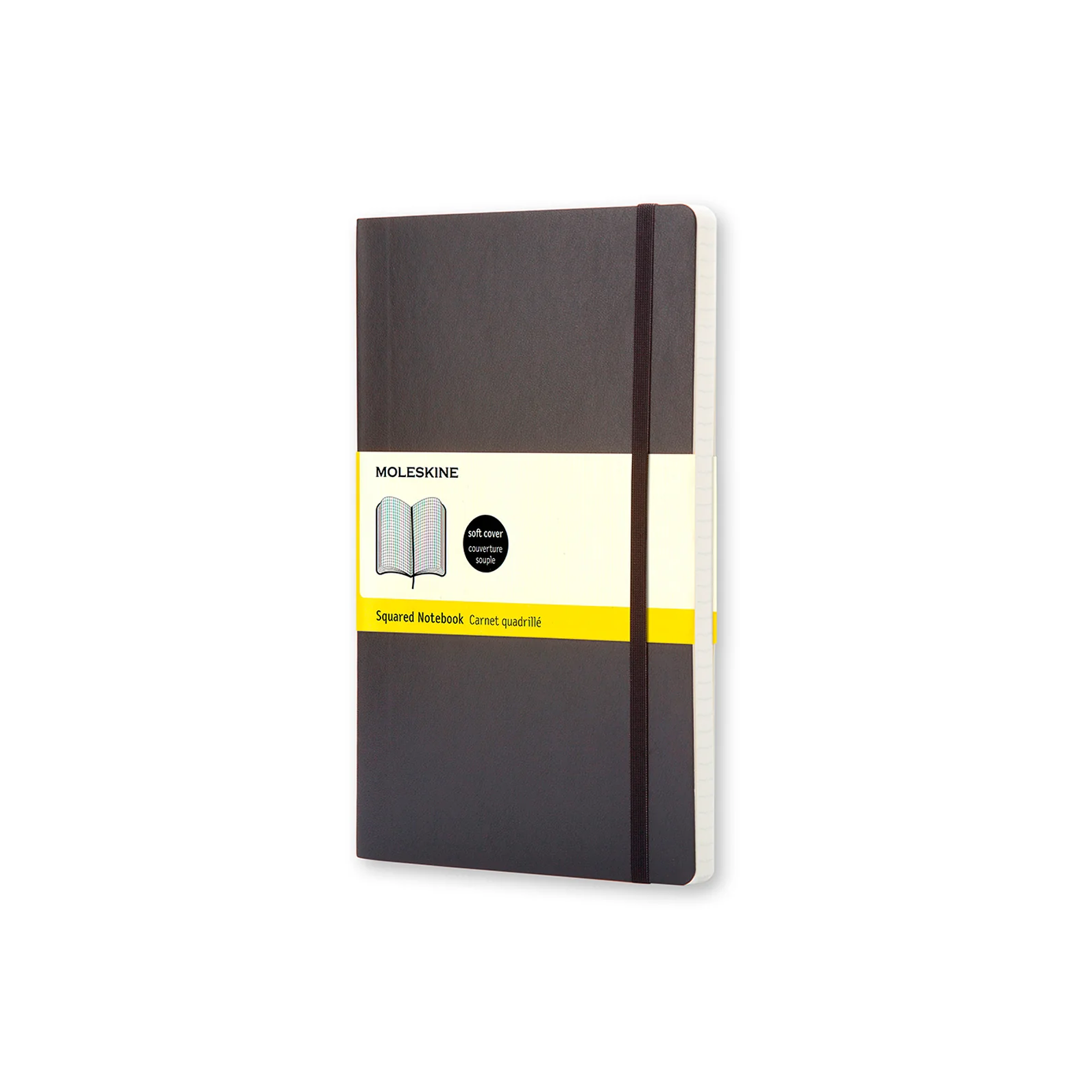 Classic Large Soft Cover Notebook Black - Image 3
