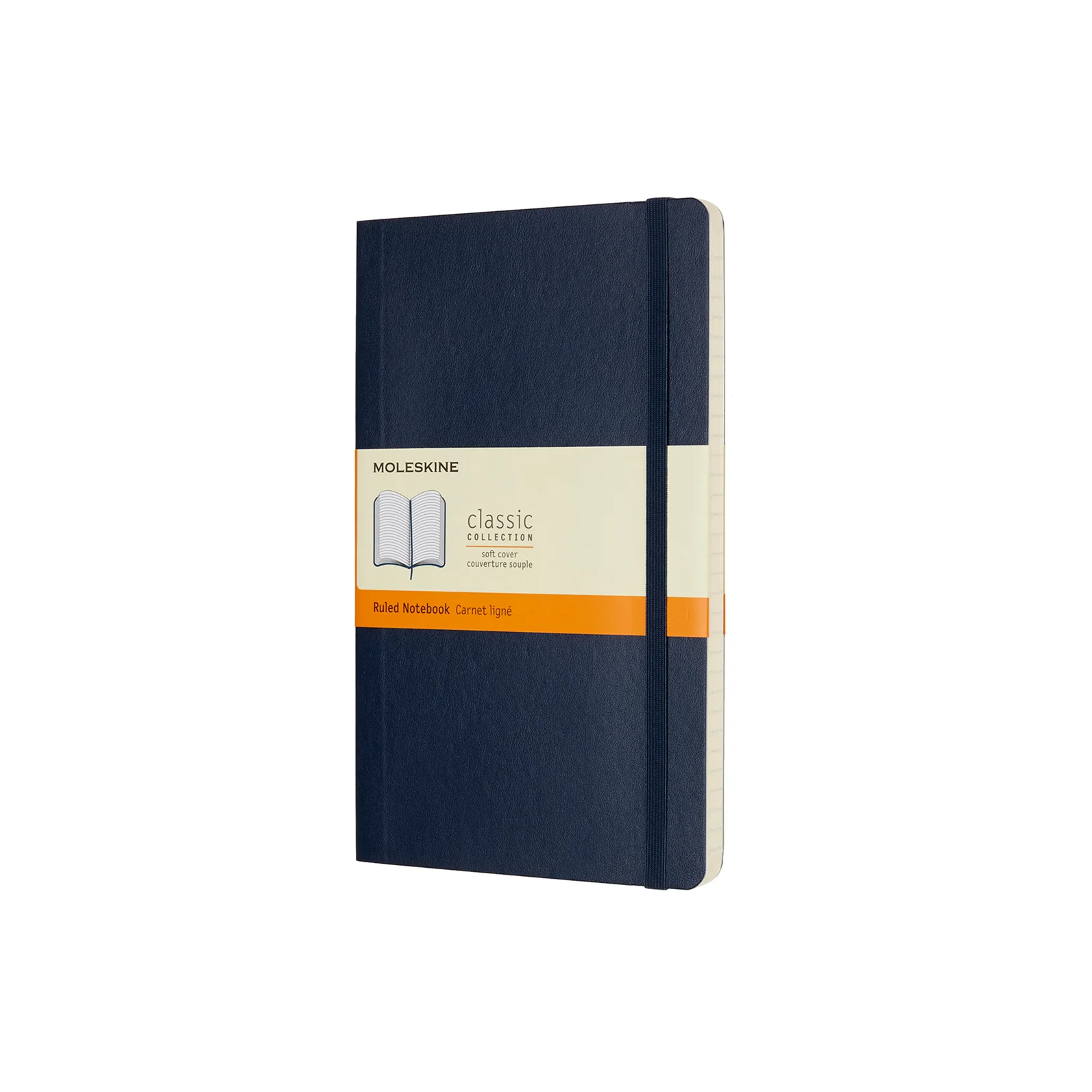 Classic Large Soft Cover Notebook Sapphire Blue