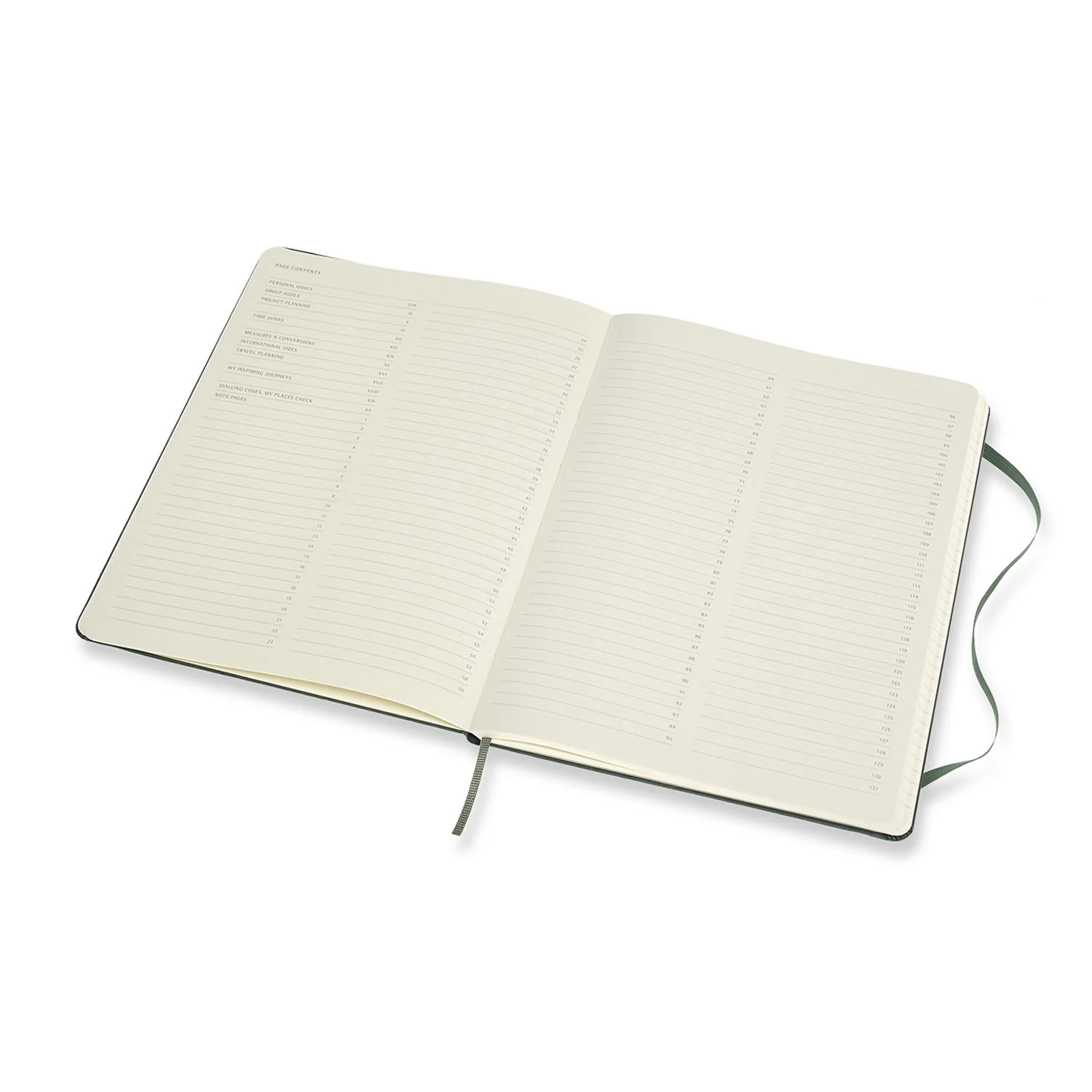 Professional Extra Large Hard Cover Notebook Forest Green - Image 3