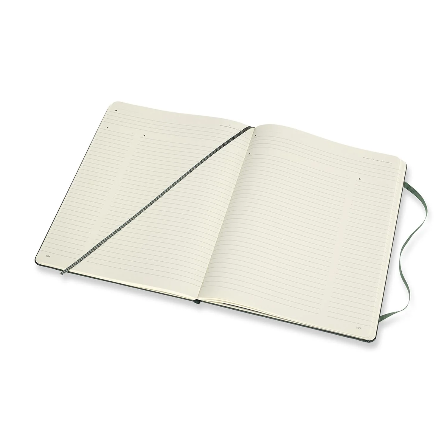 Professional Extra Large Hard Cover Notebook Forest Green - Image 4