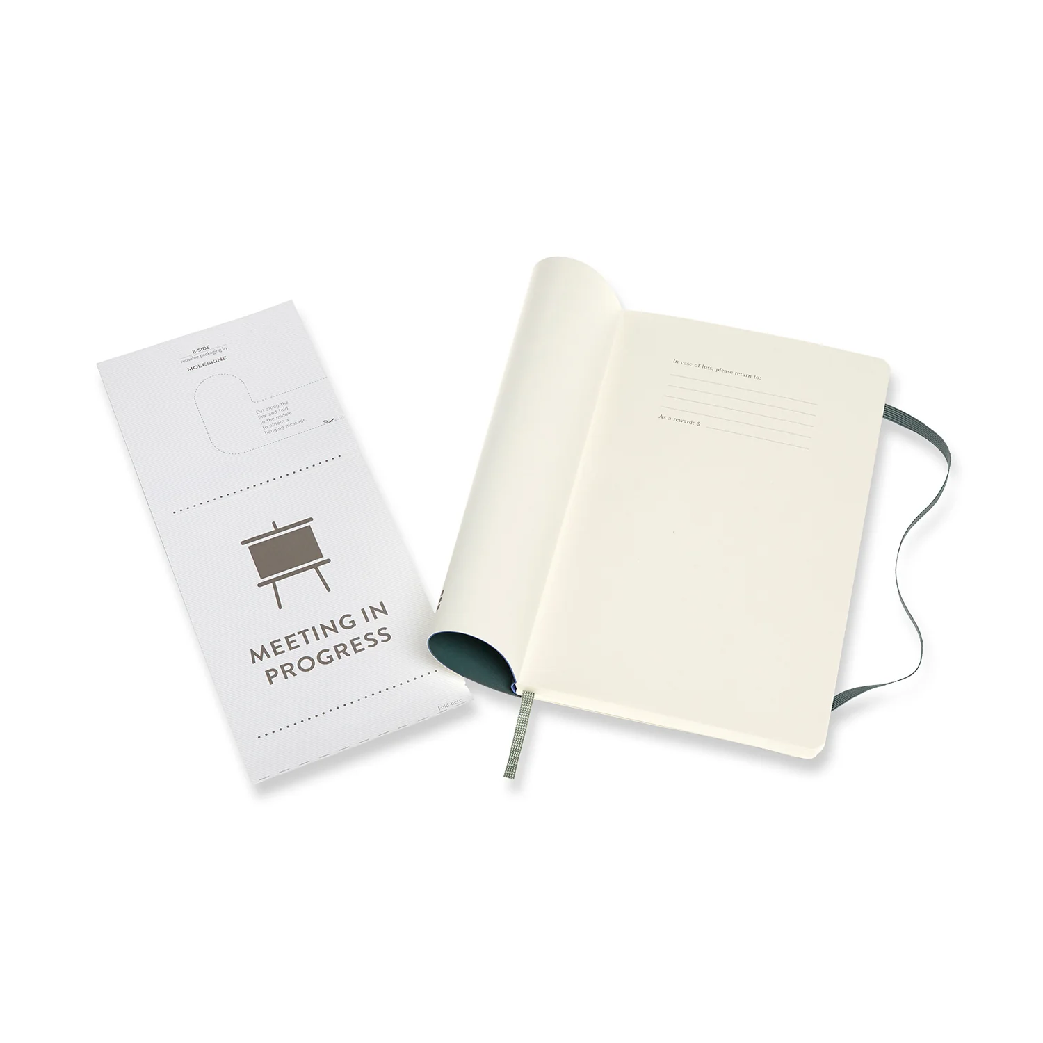 Professional Large Soft Cover Notebook Forest Green - Image 3