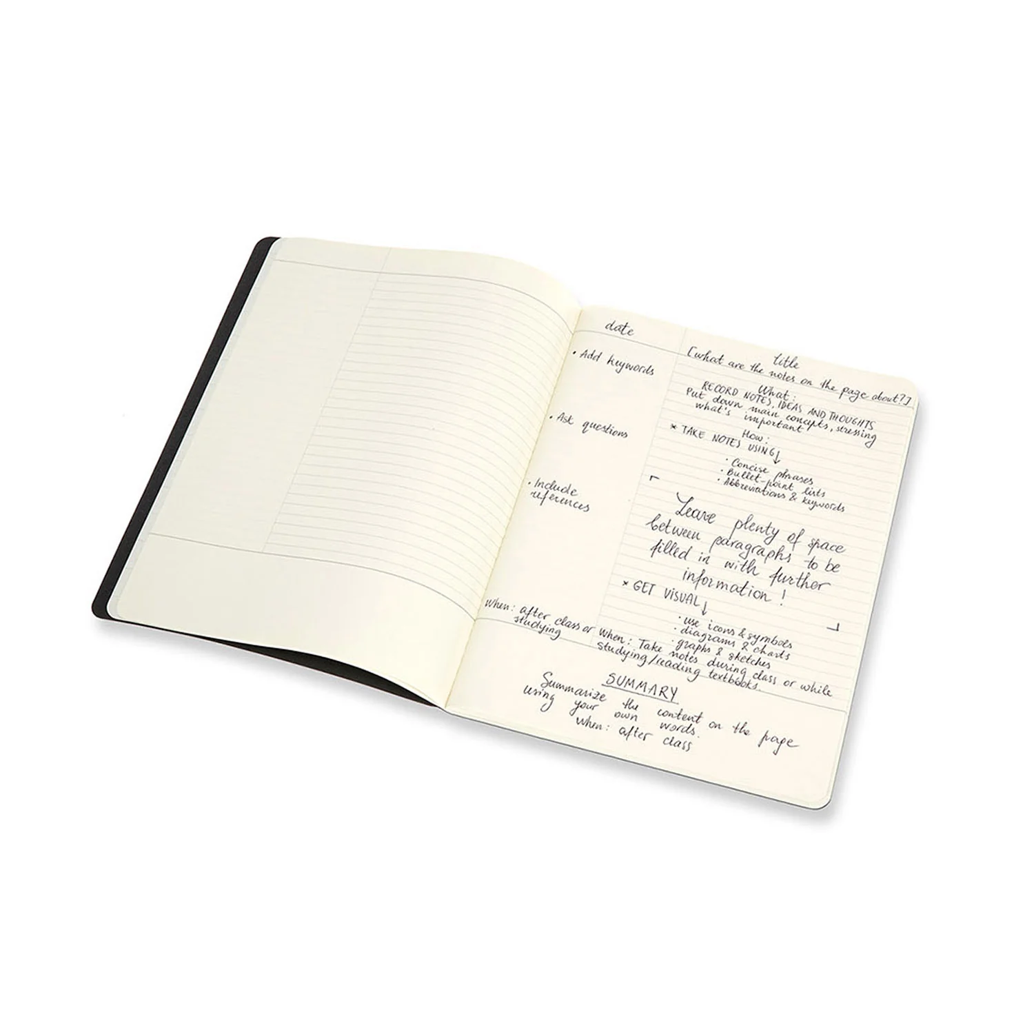 Subject Cahier Extra Large Black & Cranberry Red - Image 5