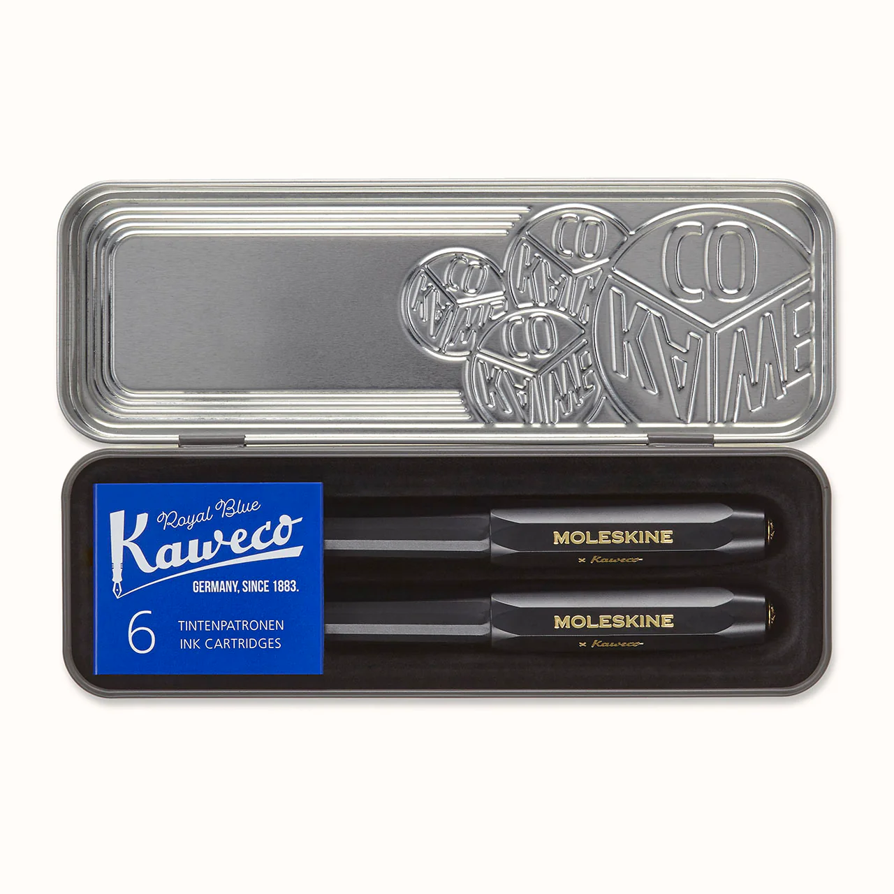 Kaweco Collection Ballpoint and Fountain Pen Set Black - Image 4