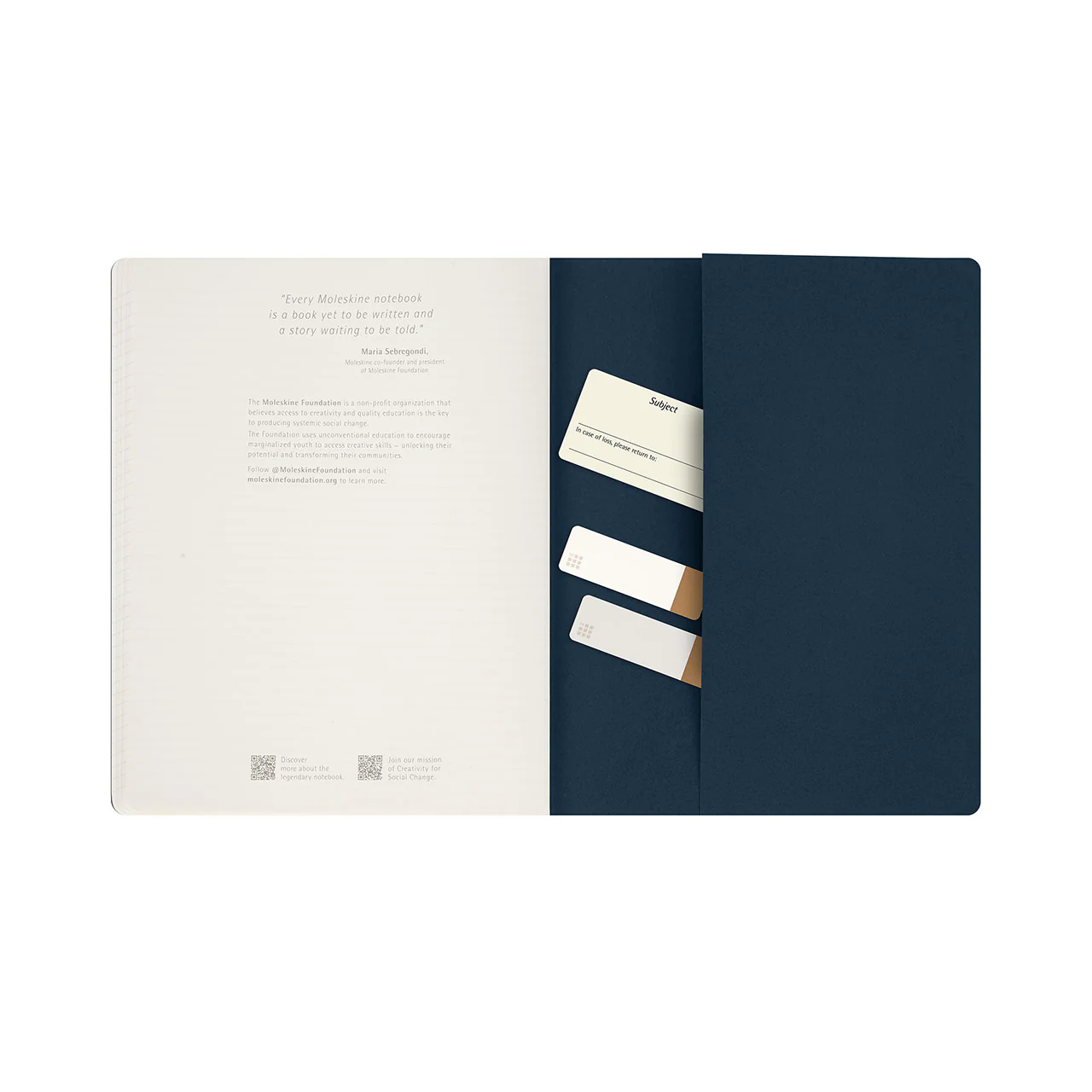 Student Cahier Notebook Extra Extra Large Indigo Blue - Image 4