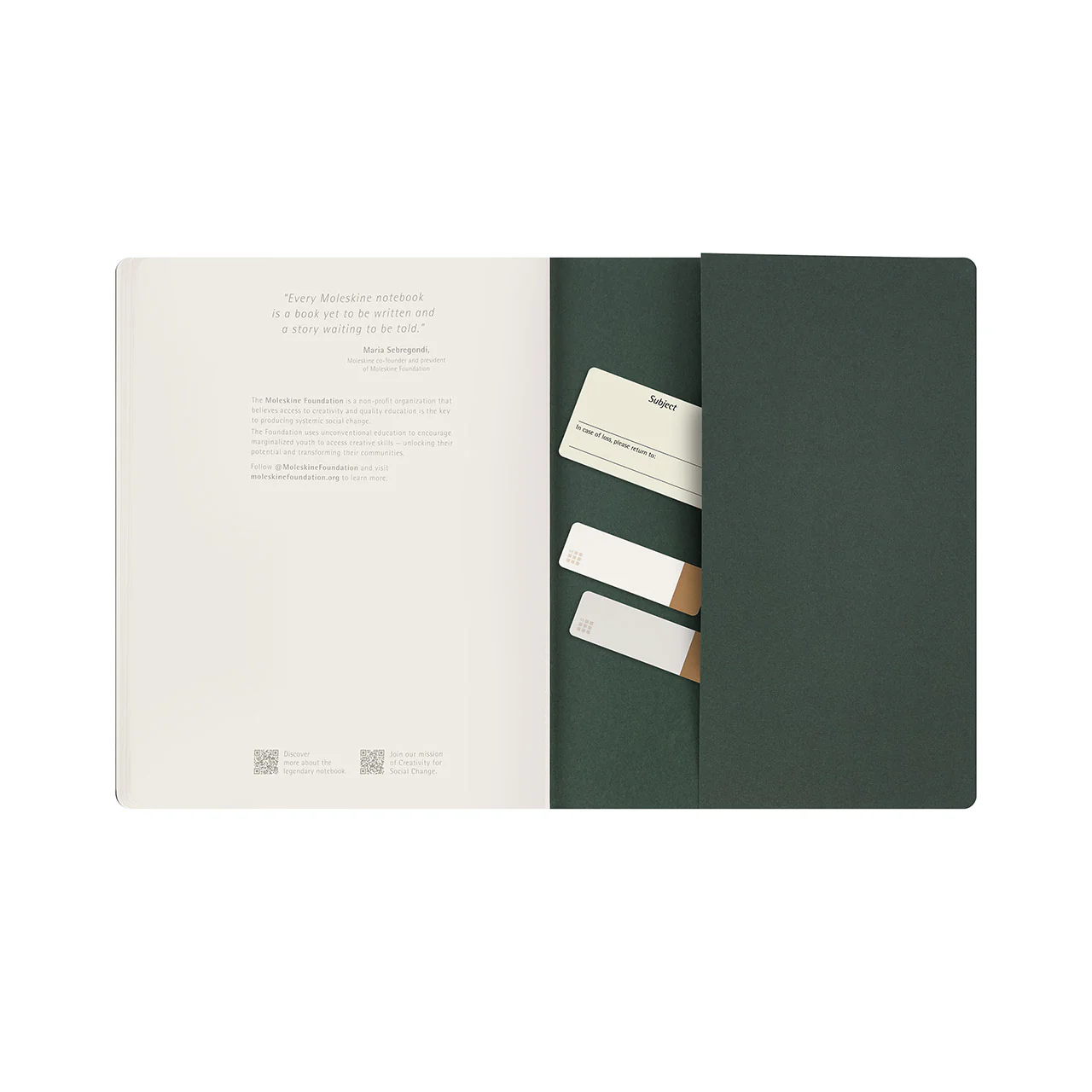 Student Cahier Notebook Extra Extra Large Myrtle Green - Image 4